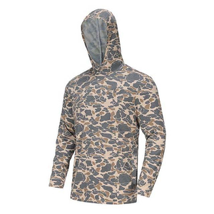 เสื้อฮู้ดดี้ผู้ชายขายดี พรีเมียม ผ้าทึบแสง แขนยาว ป้องกันรังสียูวี UPF 35 กันน้ำ ระบายอากาศ แห้งเร็ว เหมาะสำหรับตกปลา ผลิตจากโพลีเอสเตอร์ - Product Image 1