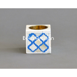 เตาเผากำยานลายเรขาคณิตสีส้ม ยี่ห้อ BONE INLAY ใช้ได้ทุกฤดู - Product Image 3