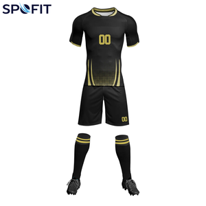 Customized Soccer Uniform Set with Quick-Dry Breathable Polyester Custom <b>Design</b> & Logo Football Jersey Shorts Socks OEM <b>Service</b> - Product Image 3