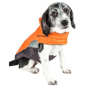 Manteau pour chien en peluche Helios Hurricane Waved avec technologie réfléchissante 3M Blackshark pour vêtements pour animaux de compagnie - Product Image 2