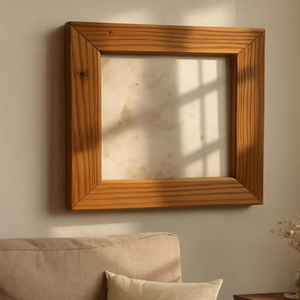 Cadre photo en bois de manguier massif de luxe, cadre photo en bois de manguier massif exclusif, artisanal, rustique, moderne, pour la maison, à poser sur une table - Product Image 1