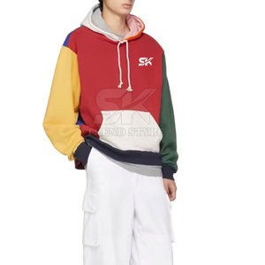 เสื้อฮู้ดดี้ดีไซน์ล่าสุด สีสันตัดกัน ผลิตในปากีสถาน เสื้อฮู้ดดี้สตรีทแวร์ผู้ชาย คุณภาพสูง สำหรับขายออนไลน์ - Product Image 4