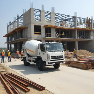 Camion malaxeur à béton Hamac de 8 mètres cubes, électrique, monté sur châssis, pour travaux de construction - Product Image 3
