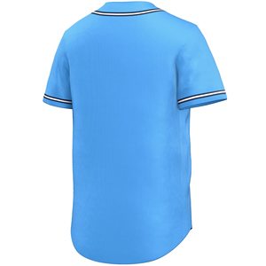 Unisex Blue <b>Baseball</b> Jersey High Quality <b>Baseball</b> Jersey for Practice, Training, and Casual Urban Fashion - Product Image 2