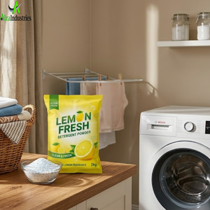 Detergente en Polvo de Limón Secado por Aspersión, Polvo para Lavandería de Alta Espuma, 2.5 kg |   Jabón en Polvo de Alta Calidad a Bajo Precio, Proveedor al por Mayor OEM - Product Image 3