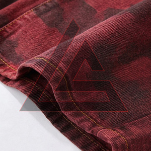 Pantalon cargo décontracté tendance pour homme, sur mesure, 100 % coton, avec fermeture éclair, délavé, évasé, respirant, vente en gros - Product Image 4