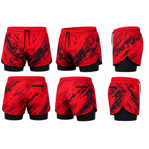 Short de bain décontracté personnalisé pour homme, écologique, avec poches zippées imperméables, séchage rapide, léger, cordon de serrage, pour la plage - Product Image 6
