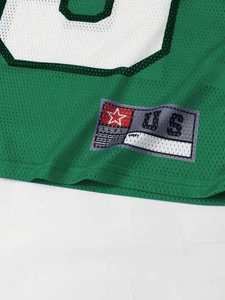 Maillot de football personnalisé en mesh vert 23 APPAREL ARC, T-shirt de sport unisexe, OEM, marque privée, vente en gros, USA, en vrac - Product Image 3