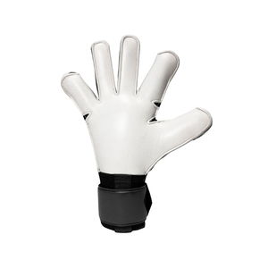 Vente flash - Gants de gardien de but de football en cuir PU noir et blanc, légers, avec fermeture à boucle, unisexes, doigts entièrement couverts, design personnalisé - Product Image 2
