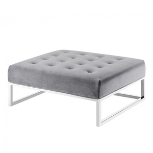 Tufted Coffee Table Ottoman Solid Wood Linen Upholstered Storage Shelf <b>Round</b> Footrest For Living Room Bedroom Modern Design - Product Image 3