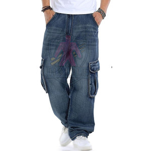 Nouveau style, jean baggy pour homme, léger, taille haute, décontracté, avec fermeture à boutons, pour usage extérieur, 100% coton, respirant, séchage rapide, meilleure qualité - Product Image 4