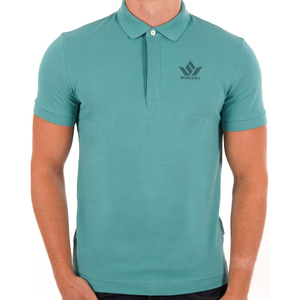เสื้อโปโลผู้ชายสีดำ แขนสั้น ผ้าถัก แห้งเร็ว ทรงปกติ สวมใส่สบาย ระบายอากาศได้ดี น้ำหนัก 220 กรัม - Product Image 2