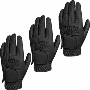 Gants de golf en cuir Cabretta de haute qualité pour gauchers avec poignées respirantes pour le sport et la pêche - Product Image 1