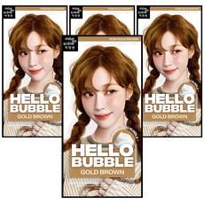 Tinte para el Cabello Hello Bubble Color Marrón Dorado, 4 Unidades, Semipermanente, Precio de Descuento - Product Image 1