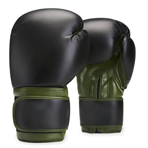 Guantes de Boxeo Azules Profesionales Personalizados para Adultos, de Cuero Resistente, con Nuevo Diseño de Logotipo, Guantes Deportivos de MMA para Exteriores - Product Image 5