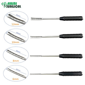 Osteotomes en acier inoxydable de haute qualité, ciseaux à os, instruments chirurgicaux orthopédiques certifiés CE ISO, ensemble d'instruments en aluminium - Product Image 1
