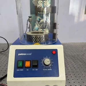 Probador de punto de inflamación Petrotest CL5 usado, equipo de laboratorio, enciende el ventilador de calefacción OK como está - Product Image 1