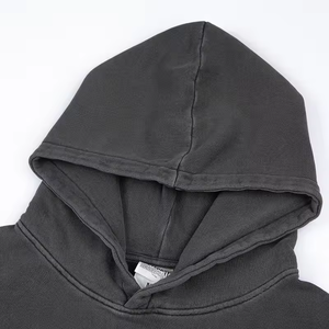 Sweat-shirt à capuche surdimensionné imprimé avec logo personnalisé, sweat-shirt en coton décontracté pour homme, style automne - Product Image 2