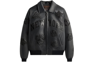 Blouson Bomber en Cuir pour Homme Col Montant Zippé Respirant Coupe-Vent Écologique Imprimé par Transfert Thermique Décontracté Streetwear - Product Image 2