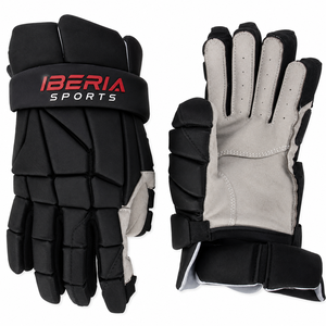 Gants de lacrosse professionnels IBERIA Premium en PU |   Gants de protection sportifs rembourrés pour hommes et femmes, pour l'entraînement et la compétition - Product Image 1