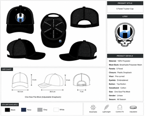 TRENDLOOM APPARELS Novedades Gorras de Béisbol de Alta Calidad de 6/5 Paneles Estilo Era, Nueva York, Ajustables, Ligeras, 100% Algodón, Comunes - Product Image 1