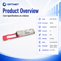 Pasokan Pabrik Modul Optik Jarak Jauh 40km LC SMF untuk Interkoneksi Pusat Data QSFP28 100G ER4