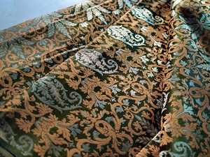 Foliage Pattern Brocade Fabric Polyester Woven Jacquard Upholstery Textile Metallic Finish 58/60 Inch Width - Product Image 1