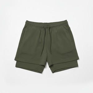 Men's Workout <b>Shorts</b> with Built-in <b>Compression</b> Liner and Hidden Phone Pocket Athletic Jogging <b>Shorts</b> - Product Image 5