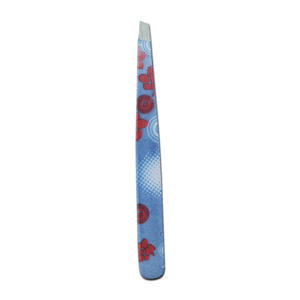 Pinzas de Punta Inclinada con Diseño Floral, Hechas a Mano, de Acero con Alto Contenido de Carbono, UBI UBI-61475 Premium |   Depilador de Cejas Ligero y Duradero para Vello Encarnado - Product Image 2