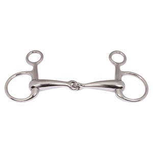 Best Reusable Horse Cheek Mouth Snaffle Bit All Kinds Sizes Jacks Baucher English Single Joint Top Stainless Steel - Product Image 1