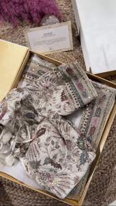 Sari de Seda Organza Blanco con Estampado Digital Elegante y Moderno de Boutique India, Blusa Sari Exclusiva y Elegante, Blusa Étnica de Última Moda - Product Image 6