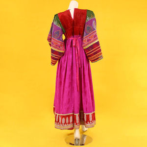 Vestido Afgano Kutchi en Oferta, Vestido Étnico Afgano Hecho a Mano con Espejos, Vestido Tradicional de la Cultura Afgana para Mujer - Product Image 3