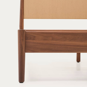 Modern Wooden Bed for Bedroom Furniture Minimalist Design with Strong Solid Wood and Premium Finish - Product Image 6