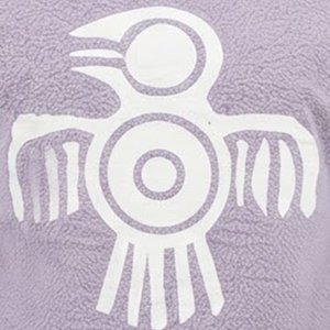 Sweat-shirt à capuche violet pour homme, personnalisé, de haute qualité, avec imprimé oiseau blanc, coupe classique, en coton tricoté, pour l'automne, décontracté, vente en gros - Product Image 6