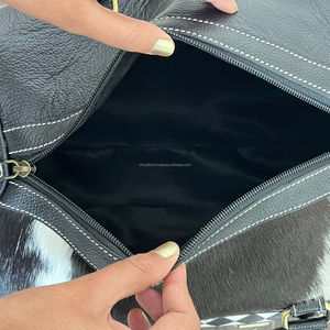 Bolso de Mano de Cuero Vacuno Hecho a Mano con Diseño a Cuadros, Bolso de Hombro Cruzado de Cuero Genuino para Mujer, Diseño de Diseñador Nuevo 2025 - Product Image 6