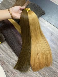 ผมแท้เวียดนามแบบสีทั้งหัว  ปรับแต่งสีได้ทุกเฉด  จัดเรียงเกล็ดผม  แบบดับเบิ้ลดรอน สำหรับทำวิกและต่อผม - Product Image 2