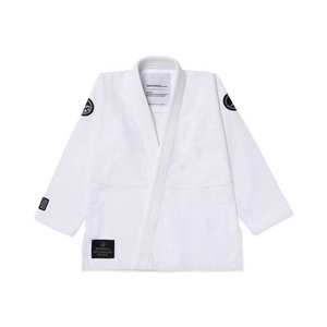 Heavyweight Cotton Brazilian Jiu Jitsu Gi Custom Design Sportswear for Judo and Karate Training Front Logo Position - Product Image 1