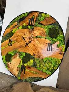 Modern Decorative Large Wooden Circular Quartz Battery Powered Wall Clock for Living Room - Product Image 5