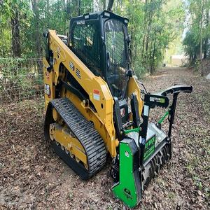 Chargeuse compacte sur pneus CAT 265 avec cabine fermée, climatisation, mini-chargeuse frontale, moteur prêt à l'emploi, pompe de travail, pompe à roulement - Product Image 2