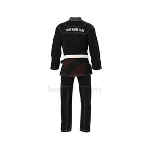 Traje de Jiu-Jitsu Brasileño (BJJ) de Tejido Perla 100% Algodón, OEM ODM, Bordado con Logotipo Personalizado, Transpirable, Totalmente Personalizable, Uniforme de Artes Marciales Mixtas - Product Image 4