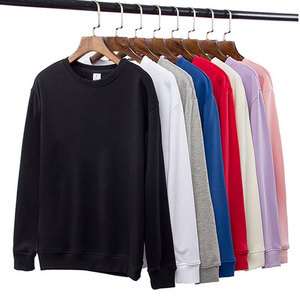 Sudadera de Lujo de Fábrica OEM, 100% Algodón, Gruesa, Estilo Urbano, Unisex, con Logotipo Personalizado, Sudadera Lisa de Cuello Redondo Extra Grande para Hombre - Product Image 1