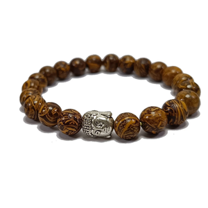 High Quality Mariam jasper <b>Beads</b> Buddha <b>Bracelet</b> Romantic Gift Fashion Charm Jewelry for <b>Men</b> Women Energy Meditation - Product Image 4
