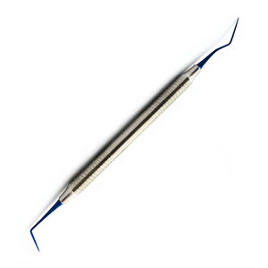 Sonde d'exploration endodontique dentaire en acier inoxydable allemand, légère, manuelle, avec poignée ergonomique, pour diagnostic et traitement des canaux radiculaires - Product Image 2