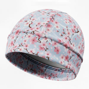 Gorro de invierno estilo jacquard, material de poliéster, transpirable, gorro tipo skull, para uso en exteriores, calidad premium, gorro para ciclismo. - Product Image 2