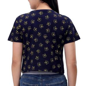 เสื้อยืดแฟชั่นพิมพ์ลายระบายอากาศดี ทรงครอป เซ็กซี่ สำหรับผู้หญิง แขนสั้น ลายพิมพ์ทั่วตัว เสื้อยืดสุดฮอตสำหรับผู้หญิง มีจำหน่ายแล้ว - Product Image 5