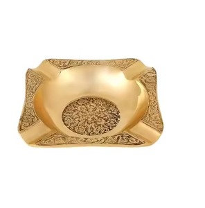 Premium Quality Modern Handmade Metal <b>Ashtray</b> Heat Proof Smoking Holder for Home Office Hotel - Product Image 4