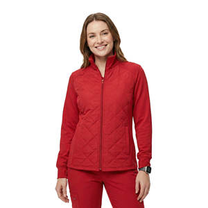 Chaqueta Médica Acolchada Elegante OEM para Mujer, Uniforme de Enfermería para Hospital, Chaqueta de Trabajo Elástica para Higienista Dental - Product Image 1
