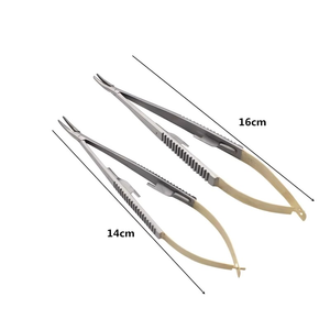 Pinzas Dentales SAARGLOBAL SG-ZS-05 de Acero Inoxidable con Empuñadura Moleteada, Instrumento Quirúrgico Manual de Clase I con Certificación CE, Ligero - Product Image 4