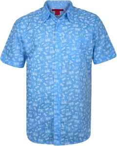 เสื้อเชิ้ตชายแขนสั้นพิมพ์ลายทรอปิคอลสไตล์ชายหาดลำลองติดกระดุมสำหรับฤดูร้อนวันหยุดสีสันสดใสน้ำหนักเบา เสื้อชายหาดสำหรับผู้ชาย - Product Image 5