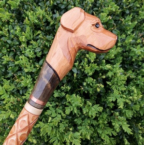 Canne de marche en bois sculptée à la main de luxe, design rustique, écologique, cadeau de retraite pour hommes, utilisation multifonctionnelle en extérieur - Product Image 6